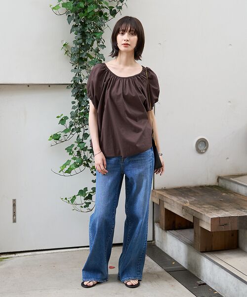 Rouge vif la cle / ルージュ・ヴィフ ラクレ シャツ・ブラウス | コットンギャザーパフブラウス | 詳細19