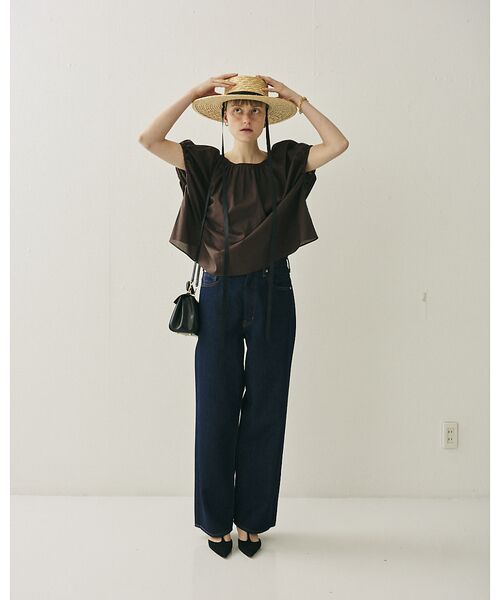 Rouge vif la cle / ルージュ・ヴィフ ラクレ シャツ・ブラウス | コットンギャザーパフブラウス | 詳細21