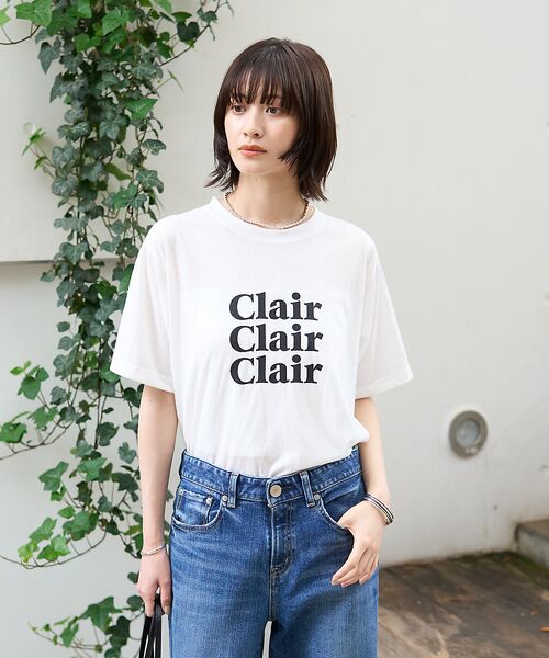 Rouge vif la cle / ルージュ・ヴィフ ラクレ Tシャツ | シアーロゴTシャツ | 詳細1