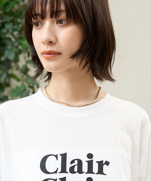 Rouge vif la cle / ルージュ・ヴィフ ラクレ Tシャツ | シアーロゴTシャツ | 詳細13