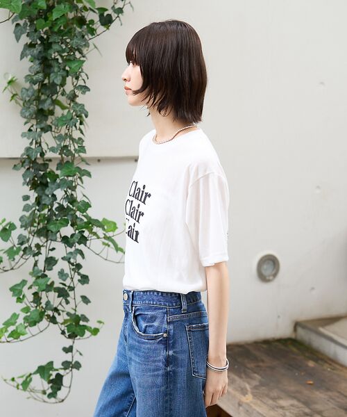 Rouge vif la cle / ルージュ・ヴィフ ラクレ Tシャツ | シアーロゴTシャツ | 詳細4