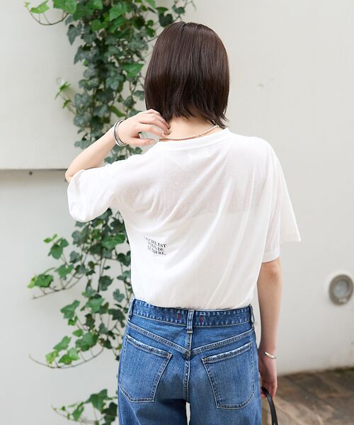 Rouge vif la cle / ルージュ・ヴィフ ラクレ Tシャツ | シアーロゴTシャツ | 詳細5