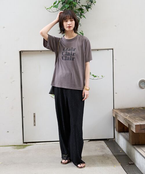 Rouge vif la cle / ルージュ・ヴィフ ラクレ Tシャツ | シアーロゴTシャツ | 詳細25