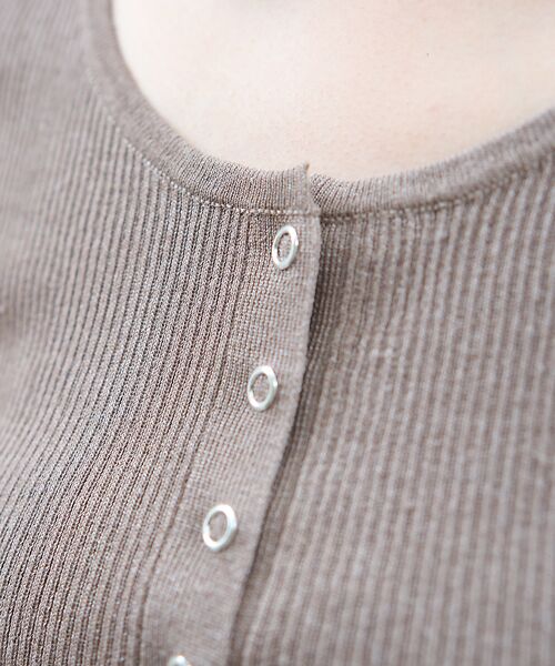 Rouge vif la cle / ルージュ・ヴィフ ラクレ キャミソール・チューブトップ | ヘンリーネックニットタンクトップ | 詳細7