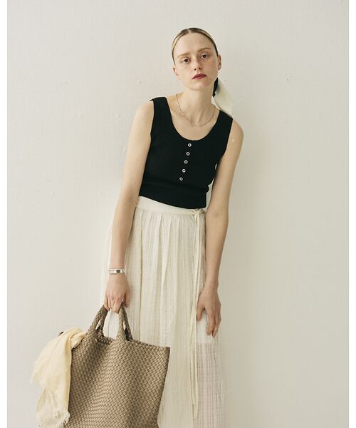 Rouge vif la cle / ルージュ・ヴィフ ラクレ キャミソール・チューブトップ | ヘンリーネックニットタンクトップ | 詳細23