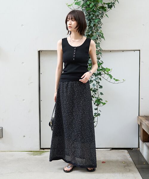 Rouge vif la cle / ルージュ・ヴィフ ラクレ キャミソール・チューブトップ | ヘンリーネックニットタンクトップ | 詳細24