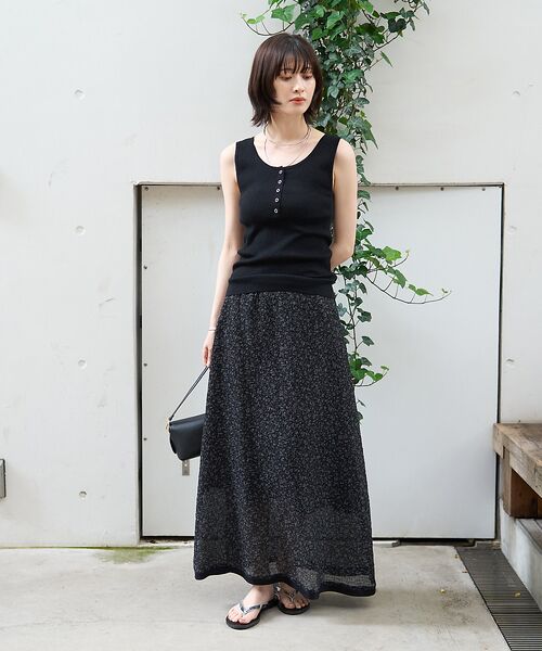 Rouge vif la cle / ルージュ・ヴィフ ラクレ キャミソール・チューブトップ | ヘンリーネックニットタンクトップ | 詳細25