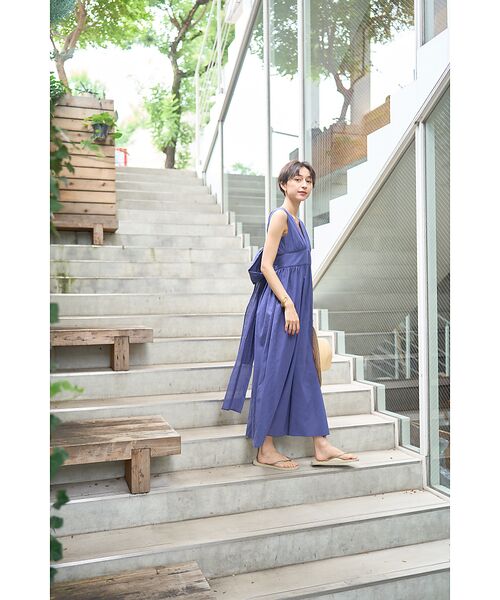 Rouge vif la cle / ルージュ・ヴィフ ラクレ ワンピース | 麻混3WAYウエストリボンワンピース | 詳細5