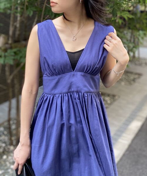 Rouge vif la cle / ルージュ・ヴィフ ラクレ ワンピース | 麻混3WAYウエストリボンワンピース | 詳細7