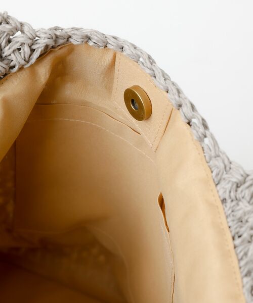 Rouge vif la cle / ルージュ・ヴィフ ラクレ トートバッグ | バイカラー ペーパーフリル トートバッグ / 雑材バッグ | 詳細12