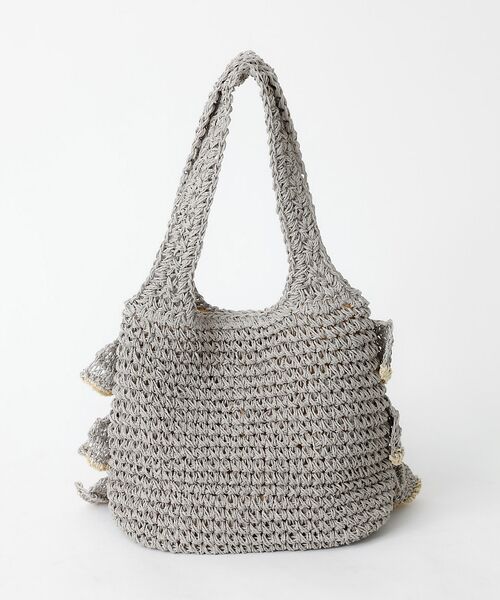 Rouge vif la cle / ルージュ・ヴィフ ラクレ トートバッグ | バイカラー ペーパーフリル トートバッグ / 雑材バッグ | 詳細7