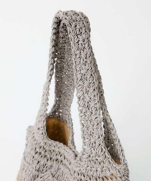 Rouge vif la cle / ルージュ・ヴィフ ラクレ トートバッグ | バイカラー ペーパーフリル トートバッグ / 雑材バッグ | 詳細8