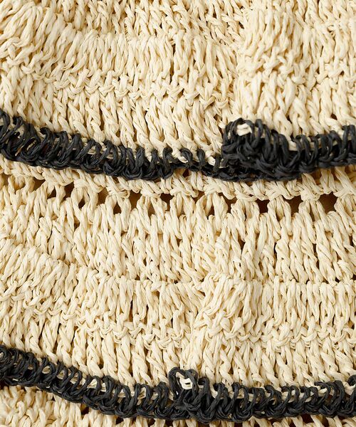 Rouge vif la cle / ルージュ・ヴィフ ラクレ トートバッグ | バイカラー ペーパーフリル トートバッグ / 雑材バッグ | 詳細16