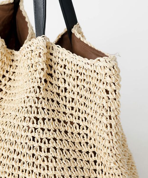 Rouge vif la cle / ルージュ・ヴィフ ラクレ トートバッグ | タッセル付き ペーパートートバッグ / 雑材バッグ | 詳細10