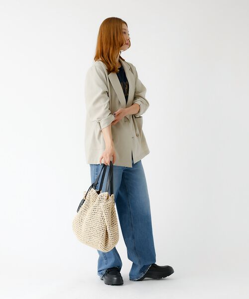 Rouge vif la cle / ルージュ・ヴィフ ラクレ トートバッグ | タッセル付き ペーパートートバッグ / 雑材バッグ | 詳細3