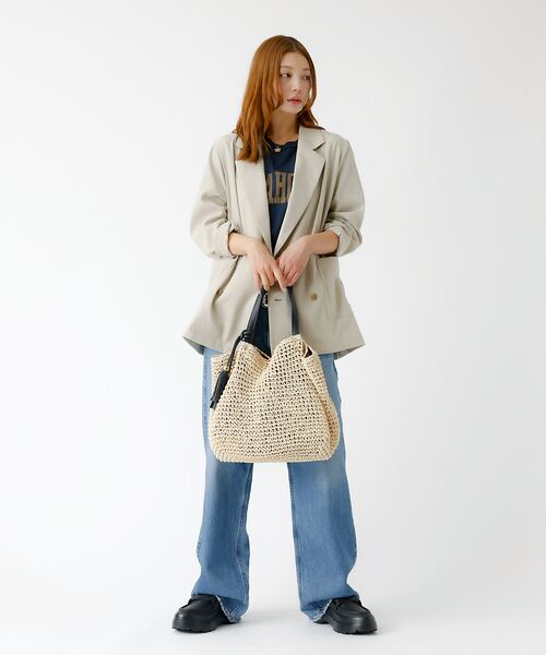 Rouge vif la cle / ルージュ・ヴィフ ラクレ トートバッグ | タッセル付き ペーパートートバッグ / 雑材バッグ | 詳細4