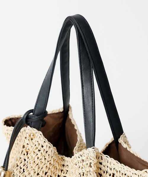 Rouge vif la cle / ルージュ・ヴィフ ラクレ トートバッグ | タッセル付き ペーパートートバッグ / 雑材バッグ | 詳細9