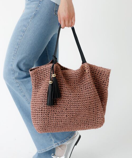 Rouge vif la cle / ルージュ・ヴィフ ラクレ トートバッグ | タッセル付き ペーパートートバッグ / 雑材バッグ | 詳細16