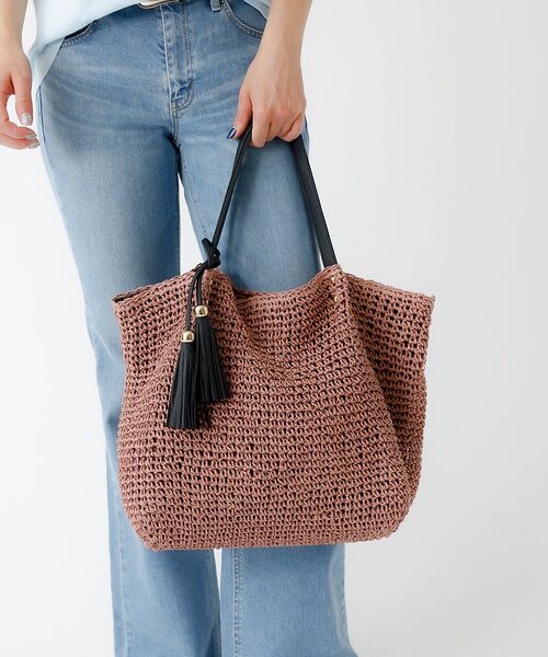 Rouge vif la cle / ルージュ・ヴィフ ラクレ トートバッグ | タッセル付き ペーパートートバッグ / 雑材バッグ | 詳細18