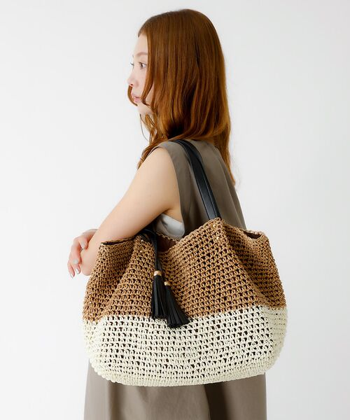 Rouge vif la cle / ルージュ・ヴィフ ラクレ トートバッグ | タッセル付き ペーパートートバッグ / 雑材バッグ | 詳細22