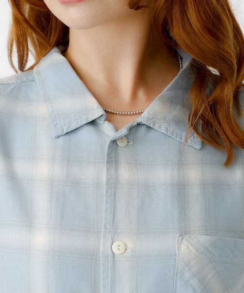 Rouge vif la cle / ルージュ・ヴィフ ラクレ シャツ・ブラウス | 【REMI RELIEF / レミレリーフ】レーヨンツイルチェックレギュラー シ | 詳細11