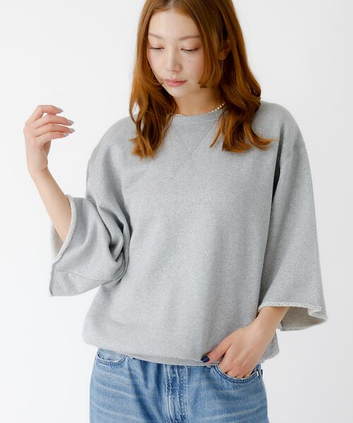 Rouge vif la cle / ルージュ・ヴィフ ラクレ Tシャツ | 【IRONING / アイロニング】Glitter sweat hslv / グ | 詳細1
