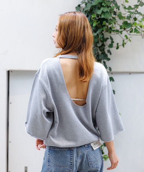 Rouge vif la cle / ルージュ・ヴィフ ラクレ Tシャツ | 【IRONING / アイロニング】Glitter sweat hslv / グ | 詳細14