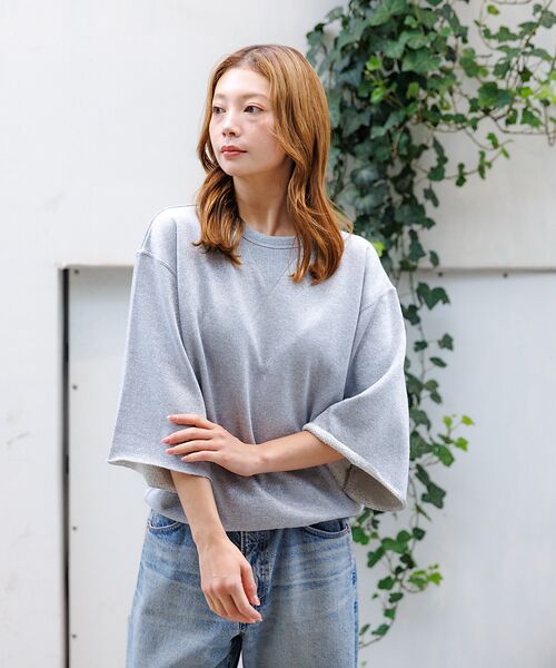 Rouge vif la cle / ルージュ・ヴィフ ラクレ Tシャツ | 【IRONING / アイロニング】Glitter sweat hslv / グ | 詳細16