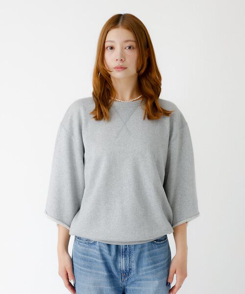 Rouge vif la cle / ルージュ・ヴィフ ラクレ Tシャツ | 【IRONING / アイロニング】Glitter sweat hslv / グ | 詳細6