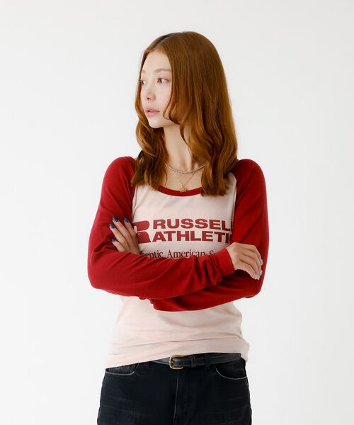 Rouge vif la cle / ルージュ・ヴィフ ラクレ Tシャツ | 【RUSSELL ATHLETIC/ラッセル アスレチック】ラグランスリーブ/ロ | 詳細1