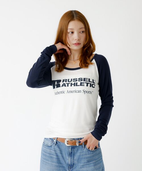 Rouge vif la cle / ルージュ・ヴィフ ラクレ Tシャツ | 【RUSSELL ATHLETIC/ラッセル アスレチック】ラグランスリーブ/ロ | 詳細7
