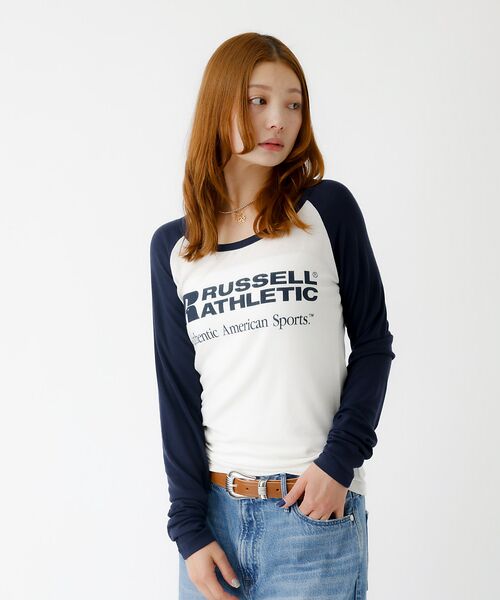 Rouge vif la cle / ルージュ・ヴィフ ラクレ Tシャツ | 【RUSSELL ATHLETIC/ラッセル アスレチック】ラグランスリーブ/ロ | 詳細9