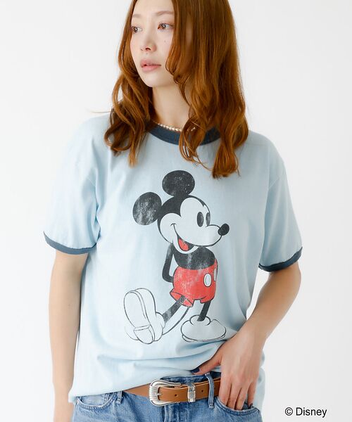 Rouge vif la cle/ルージュ・ヴィフ ラクレ 【JOHNBULL/ジョンブル】MICKEY MOUSE / ミッキーマウス / ブルー S Rouge vif la cle/ルージュ・ヴィフ ラクレ 【JOHNBULL/ジョンブル】MICKEY MOUSE / ミッキーマウス / ブルー S