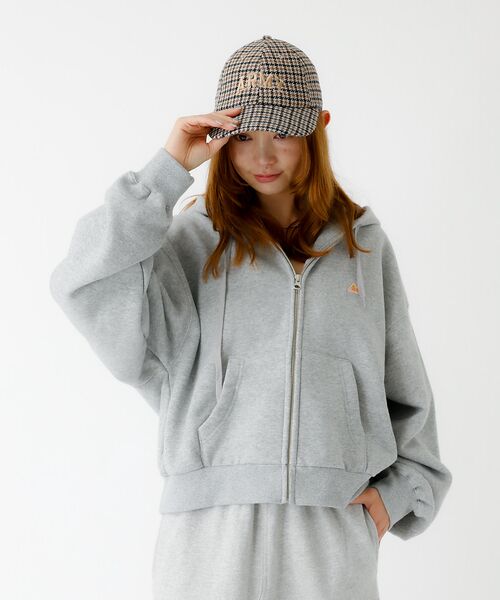 Rouge vif la cle / ルージュ・ヴィフ ラクレ パーカー | 【KELTY/ケルティ】ミニロゴクロップドジップパーカー / フーディ | 詳細1