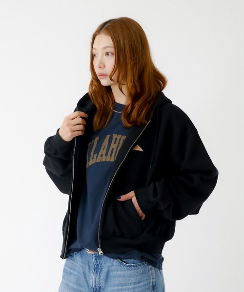 Rouge vif la cle / ルージュ・ヴィフ ラクレ パーカー | 【KELTY/ケルティ】ミニロゴクロップドジップパーカー / フーディ | 詳細17