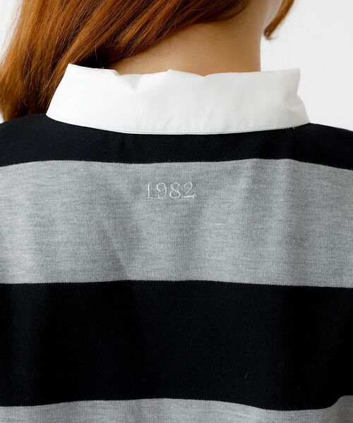 Rouge vif la cle / ルージュ・ヴィフ ラクレ Tシャツ | 【PARROTT CANVAS/パロットキャンバス】クロップド ワイド ラガーシ | 詳細10