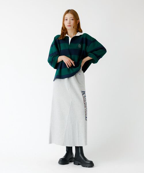 Rouge vif la cle / ルージュ・ヴィフ ラクレ Tシャツ | 【PARROTT CANVAS/パロットキャンバス】クロップド ワイド ラガーシ | 詳細17