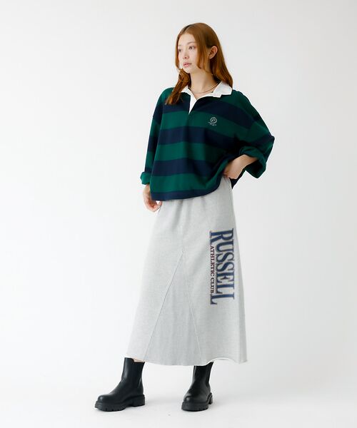 Rouge vif la cle / ルージュ・ヴィフ ラクレ Tシャツ | 【PARROTT CANVAS/パロットキャンバス】クロップド ワイド ラガーシ | 詳細21