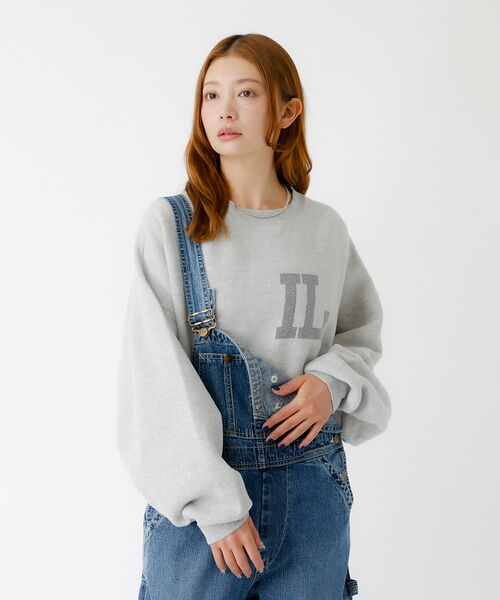 Rouge vif la cle / ルージュ・ヴィフ ラクレ スウェット | 【REMI RELIEF / レミレリーフ】SP加工起毛裏毛クルー "IL" / | 詳細1