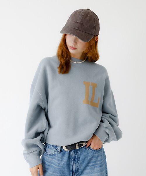 Rouge vif la cle / ルージュ・ヴィフ ラクレ スウェット | 【REMI RELIEF / レミレリーフ】SP加工起毛裏毛クルー "IL" / | 詳細7