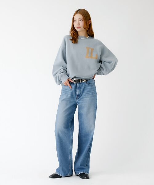 Rouge vif la cle / ルージュ・ヴィフ ラクレ スウェット | 【REMI RELIEF / レミレリーフ】SP加工起毛裏毛クルー "IL" / | 詳細8