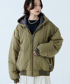 Rouge vif la cle / ルージュ・ヴィフ ラクレ ブルゾン | 【RUSSELL ATHLETIC/ラッセル アスレチック】ナイロンパファージッ