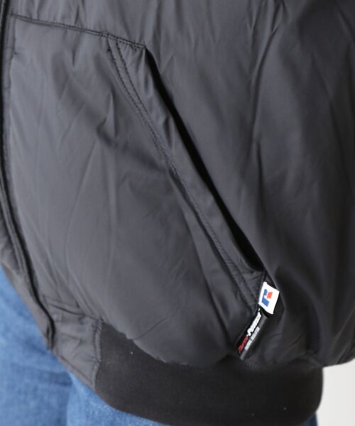 Rouge vif la cle / ルージュ・ヴィフ ラクレ ブルゾン | 【RUSSELL ATHLETIC/ラッセル アスレチック】ナイロンパファージッ | 詳細14