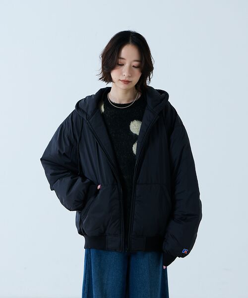 Rouge vif la cle / ルージュ・ヴィフ ラクレ ブルゾン | 【RUSSELL ATHLETIC/ラッセル アスレチック】ナイロンパファージッ | 詳細5