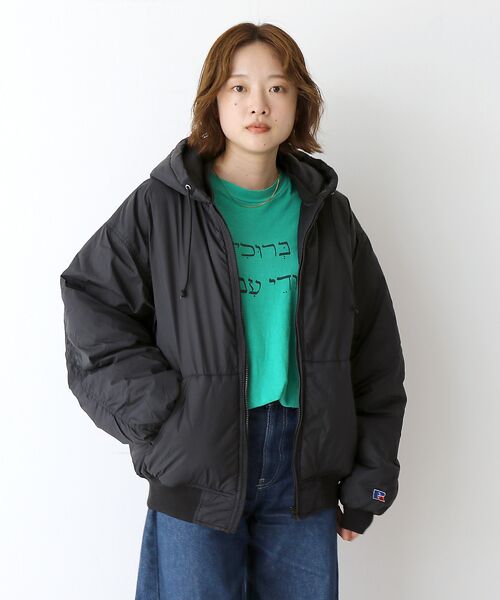 Rouge vif la cle / ルージュ・ヴィフ ラクレ ブルゾン | 【RUSSELL ATHLETIC/ラッセル アスレチック】ナイロンパファージッ | 詳細8