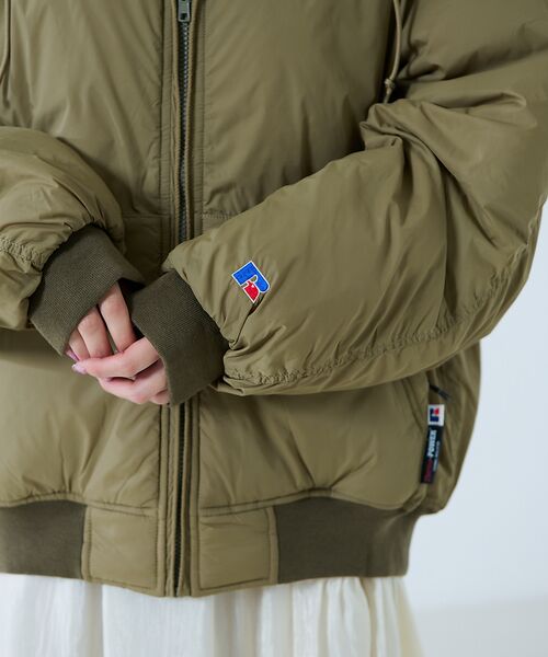 Rouge vif la cle / ルージュ・ヴィフ ラクレ ブルゾン | 【RUSSELL ATHLETIC/ラッセル アスレチック】ナイロンパファージッ | 詳細27
