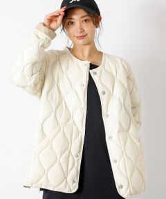 Rouge vif la cle / ルージュ・ヴィフ ラクレ ダウンジャケット・ベスト | 【TAION / タイオン】ミリタリー クルーネック ダウンジャケット / ソフ