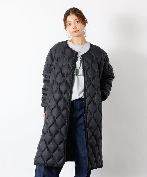 Rouge vif la cle / ルージュ・ヴィフ ラクレ ダウンジャケット・ベスト | 【TAION / タイオン】ミリタリーオーバーサイズ クルーネック ダウンジャケ | 詳細7