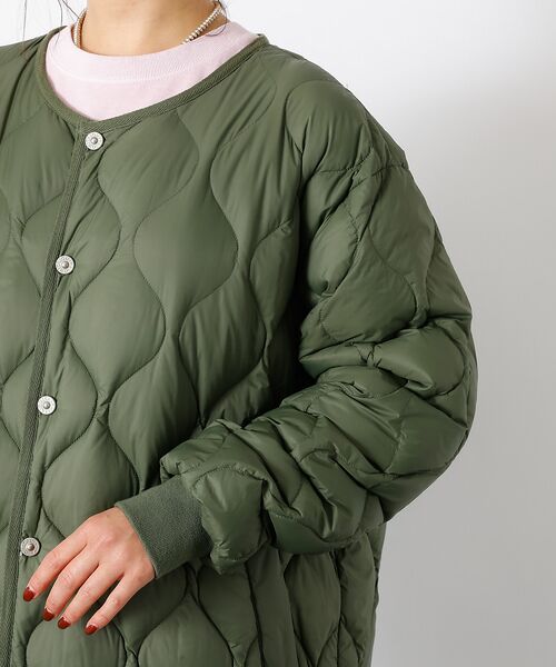 Rouge vif la cle / ルージュ・ヴィフ ラクレ ダウンジャケット・ベスト | 【TAION / タイオン】ミリタリーオーバーサイズ クルーネック ダウンジャケ | 詳細16