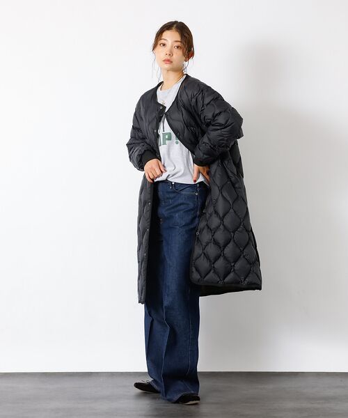 Rouge vif la cle / ルージュ・ヴィフ ラクレ ダウンジャケット・ベスト | 【TAION / タイオン】ミリタリーオーバーサイズ クルーネック ダウンジャケ | 詳細9